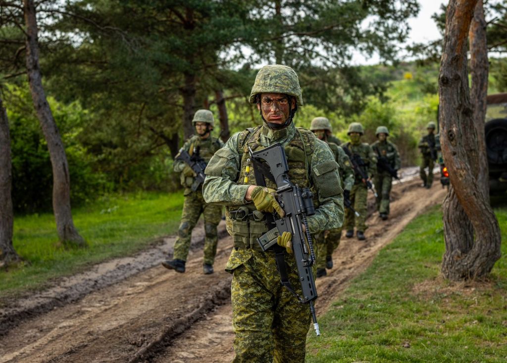 Cadets during field training